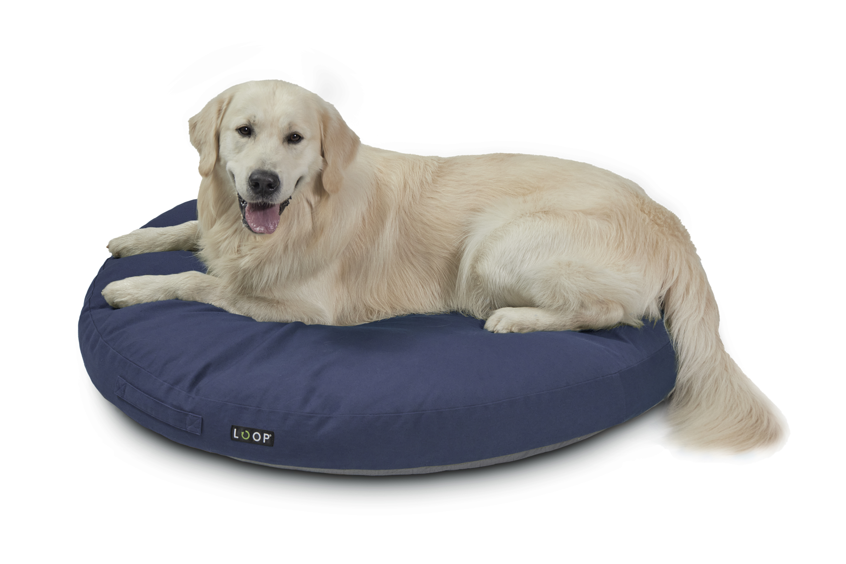 Hundekissen - Nachhaltige Kuschelinsel für Hunde blau